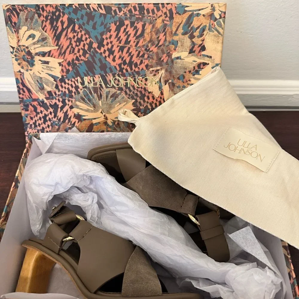 Ulla Johnson leather Crisscross Sandal size 5 new